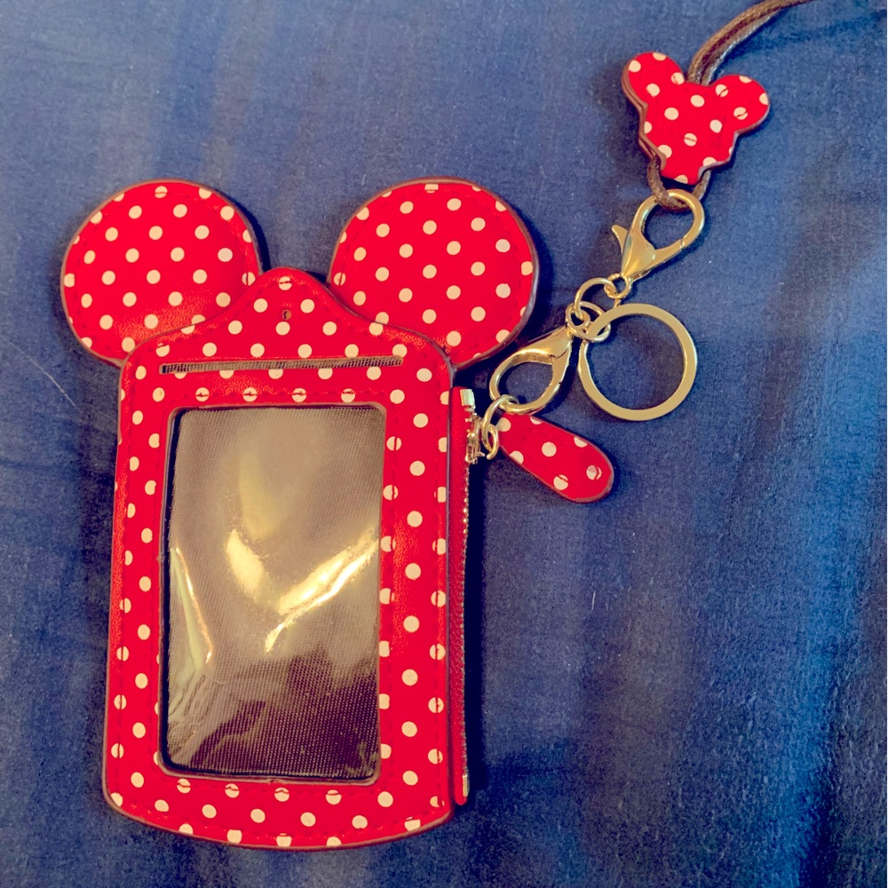 Mickey cardholder lanyard